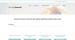 Desktop Screenshot of foresightresearch.com